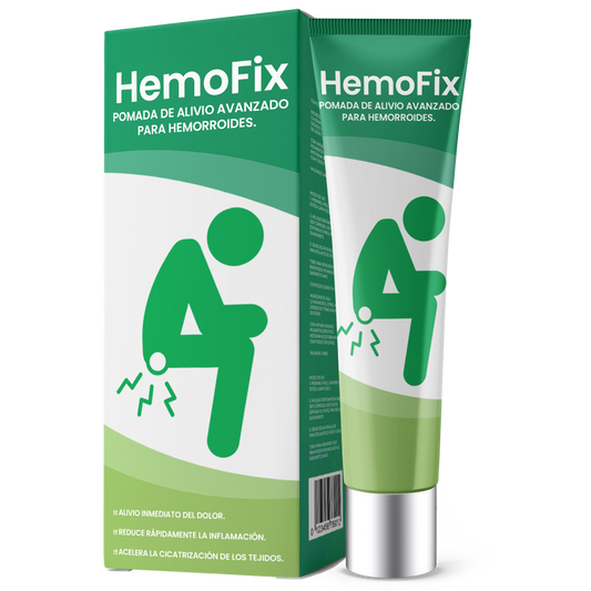 Hemofix - Pomada de Alivio Avanzado para Hemorroides.