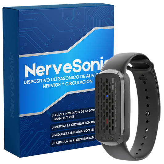 NerveSonic - Dispositivo Ultrasonico de Alivio para Nervios y Circulación